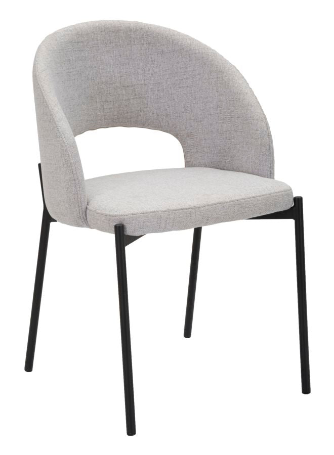 Stolica HELSINKI GREY SET 2 kom cm 51X53X80