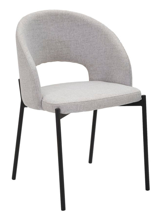 Stolica HELSINKI GREY SET 2 kom cm 51X53X80