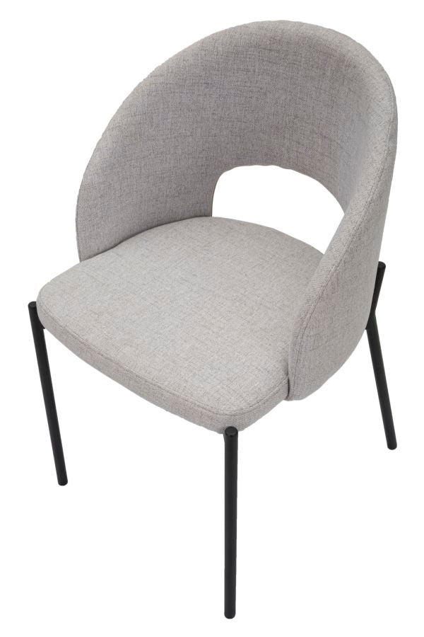 Stolica HELSINKI GREY SET 2 kom cm 51X53X80