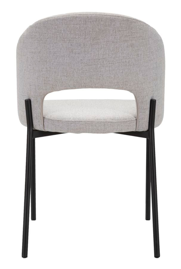 Stolica HELSINKI GREY SET 2 kom cm 51X53X80