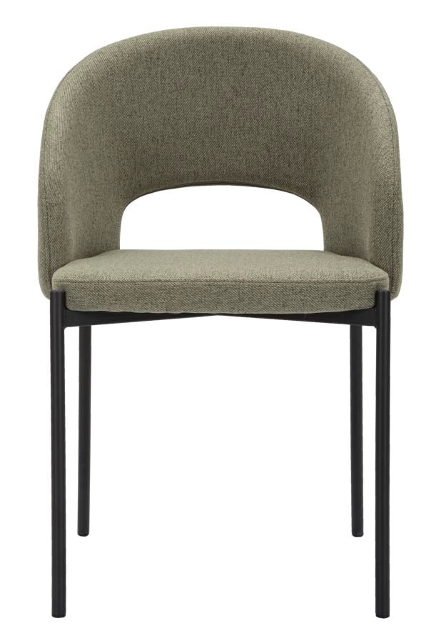 Stolica HELSINKI GREEN SET 2 kom cm 51X53X80