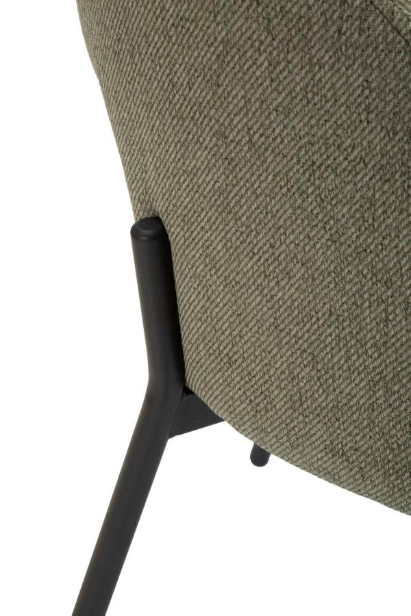 Stolica HELSINKI GREEN SET 2 kom cm 51X53X80