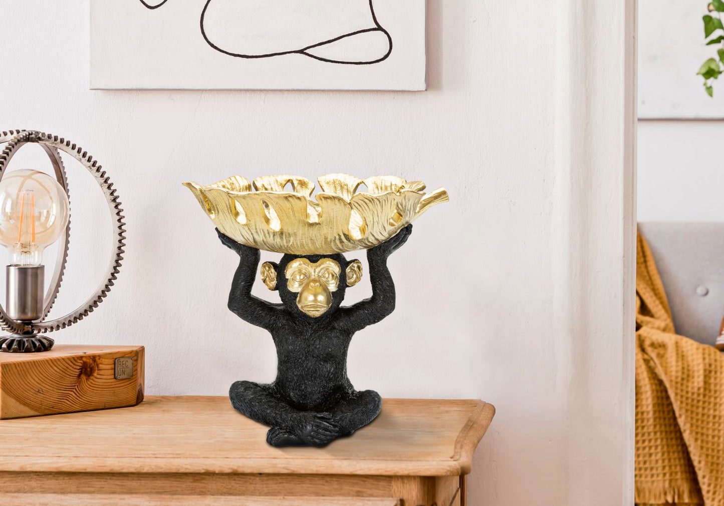 Dekoracija DECOR MONKEY cm 25,2X21X24