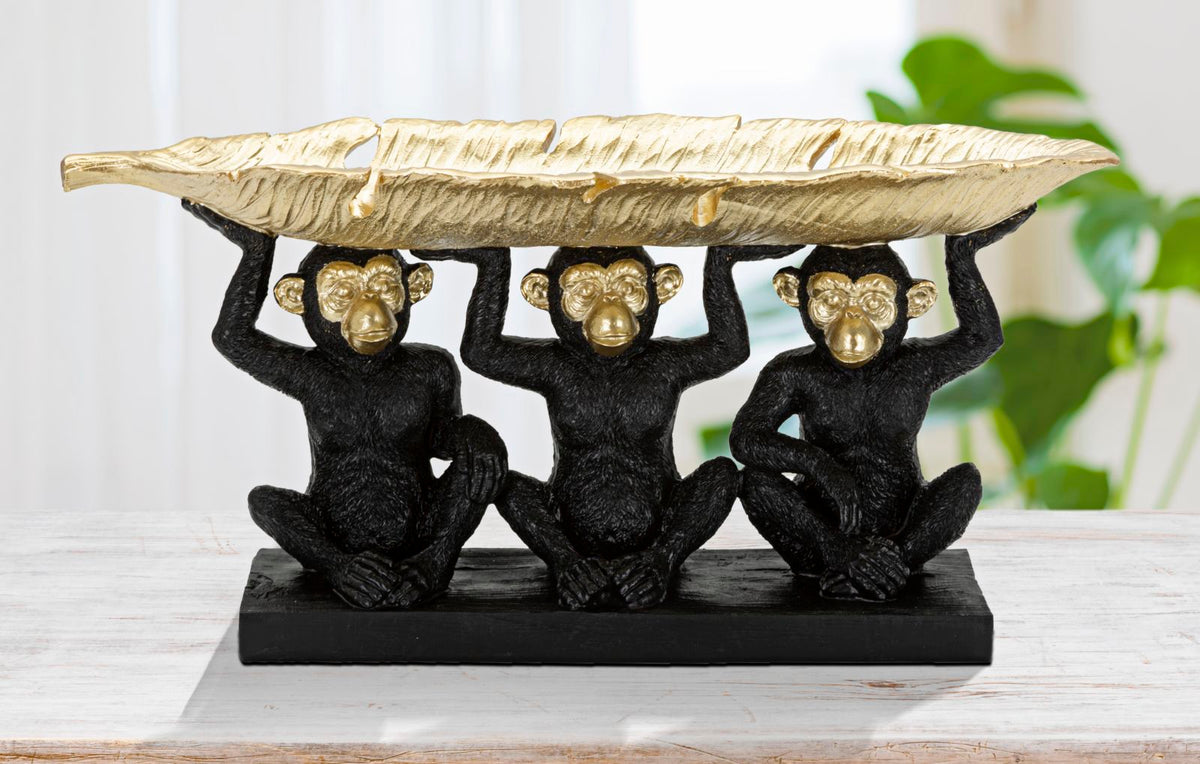 Dekoracija DECOR MONKEY TRIS M 43 × 15,7 × 20