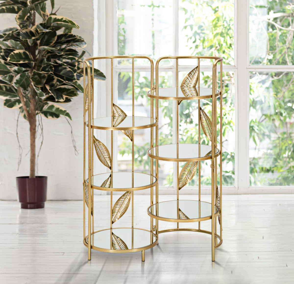 Polica za knjige BOOK SHELF LEAF DOUBLE cm 73X35X90