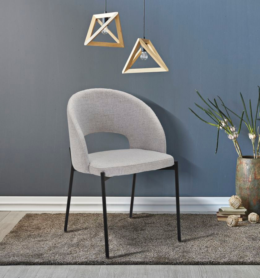 Stolica HELSINKI GREY SET 2 kom cm 51X53X80