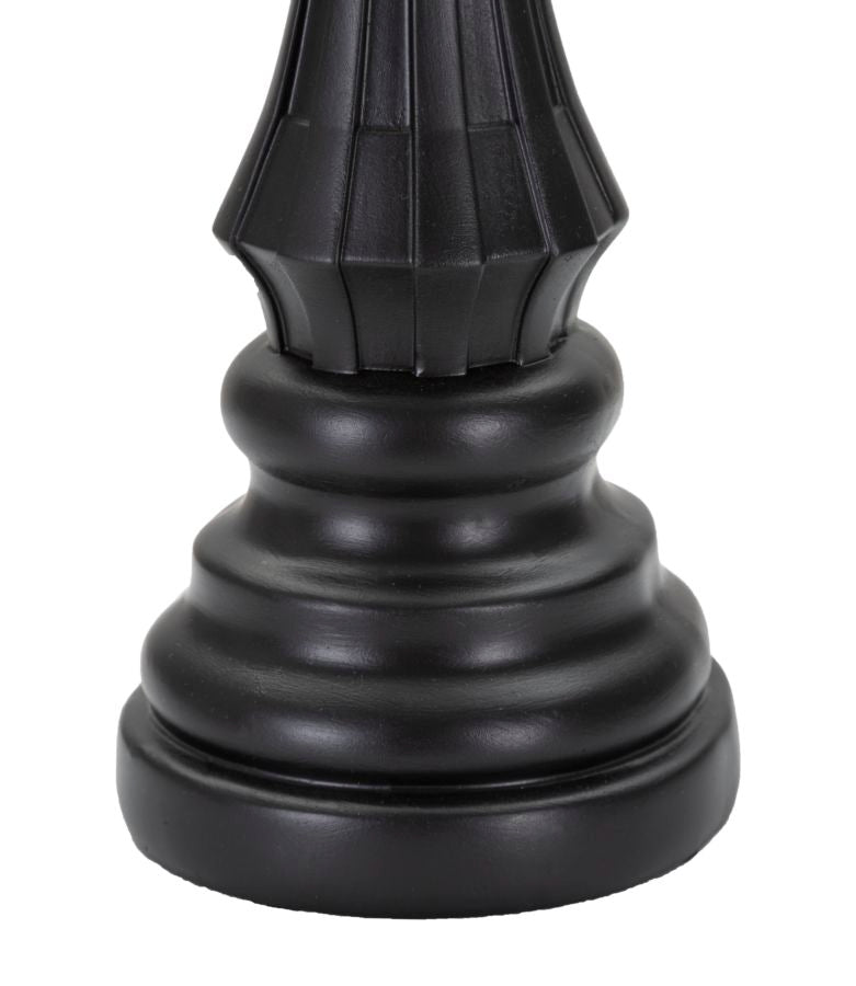Dekoracija BLACK AND GOLD QUEEN cm Ø 12X37