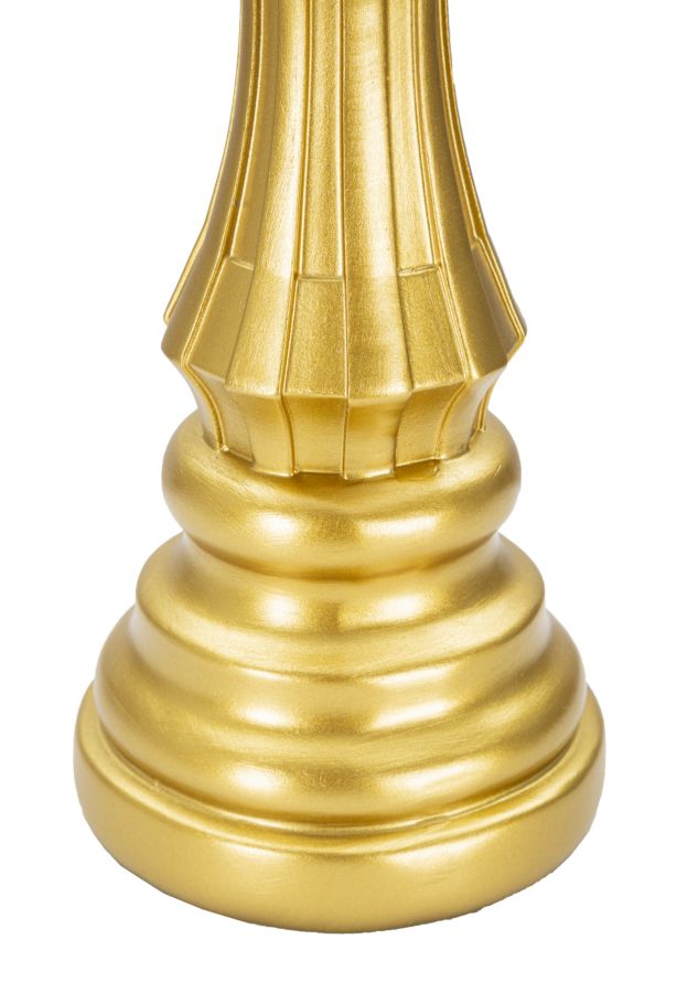 Dekoracija GOLD AND BLACK QUEEN cm Ø 12X37