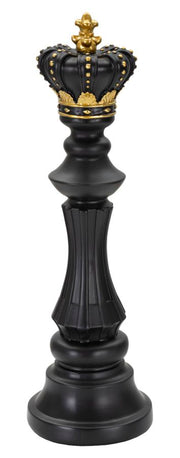 Dekoracija BLACK AND GOLD KING cm Ø 13X40,5