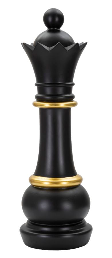 Dekoracija BLACK AND GOLD QUEEN cm Ø 15X50