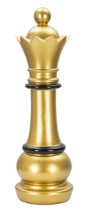 Dekoracija GOLD AND BLACK QUEEN cm Ø 15X50