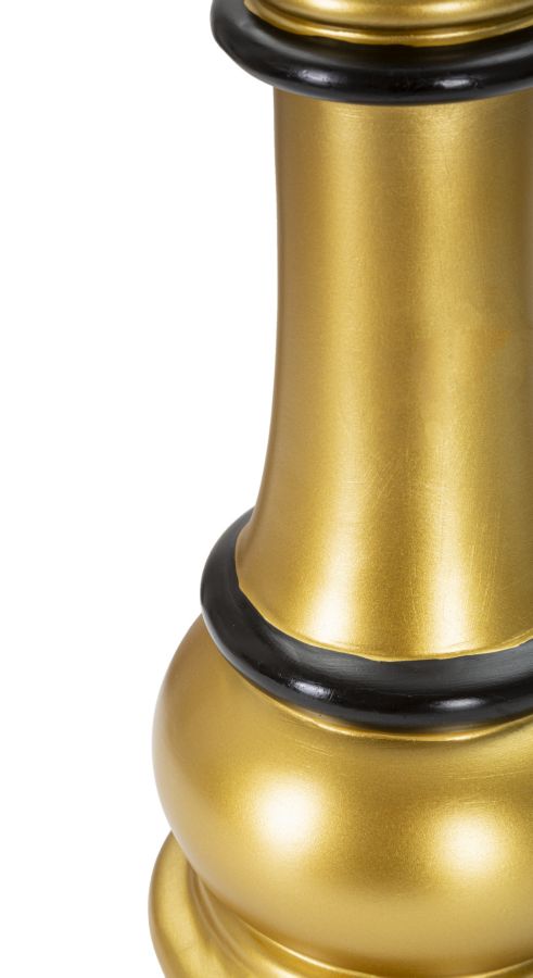 Dekoracija GOLD AND BLACK QUEEN cm Ø 15X50
