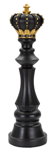 Dekoracija BLACK AND GOLD KING cm Ø 14X50