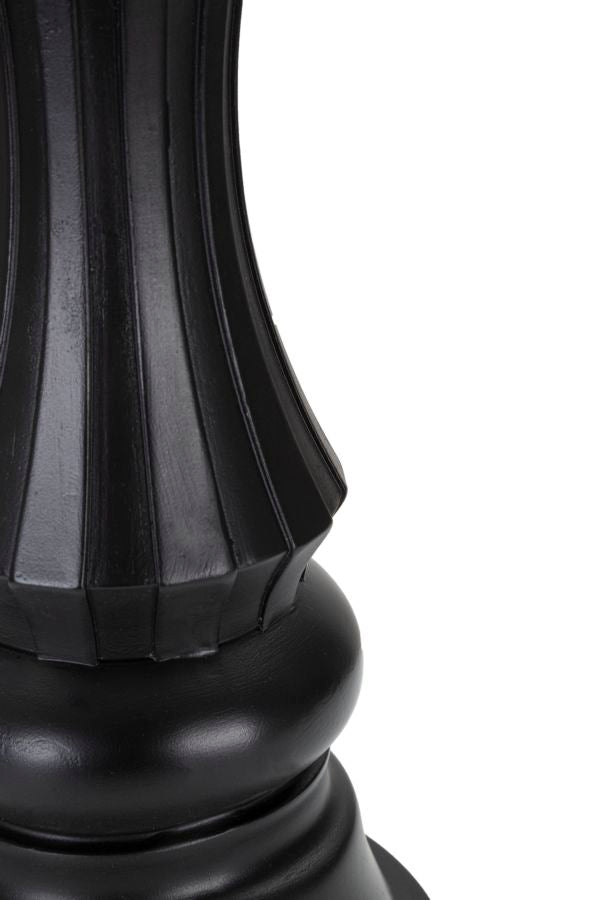 Dekoracija BLACK AND GOLD KING cm Ø 14X50