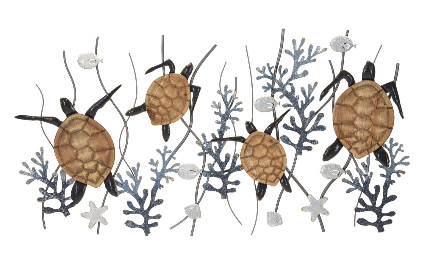 Zidna dekoracija TURTLE 132,7x5,7x69,9 cm