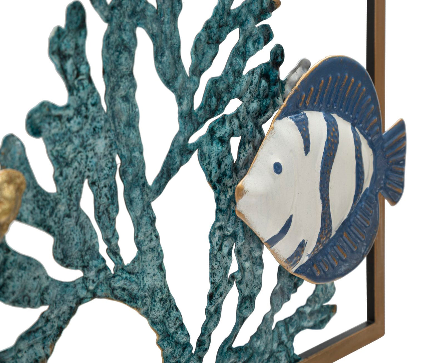 Zidna dekoracija FISH 50,2x3,8x50,2 cm