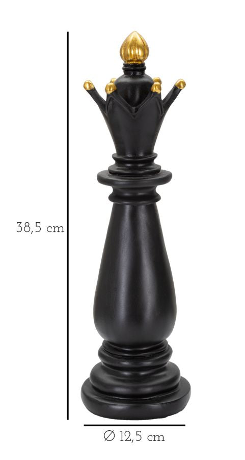 Dekoracija crno-zlatni biskup cm Ø 12,5X38,5