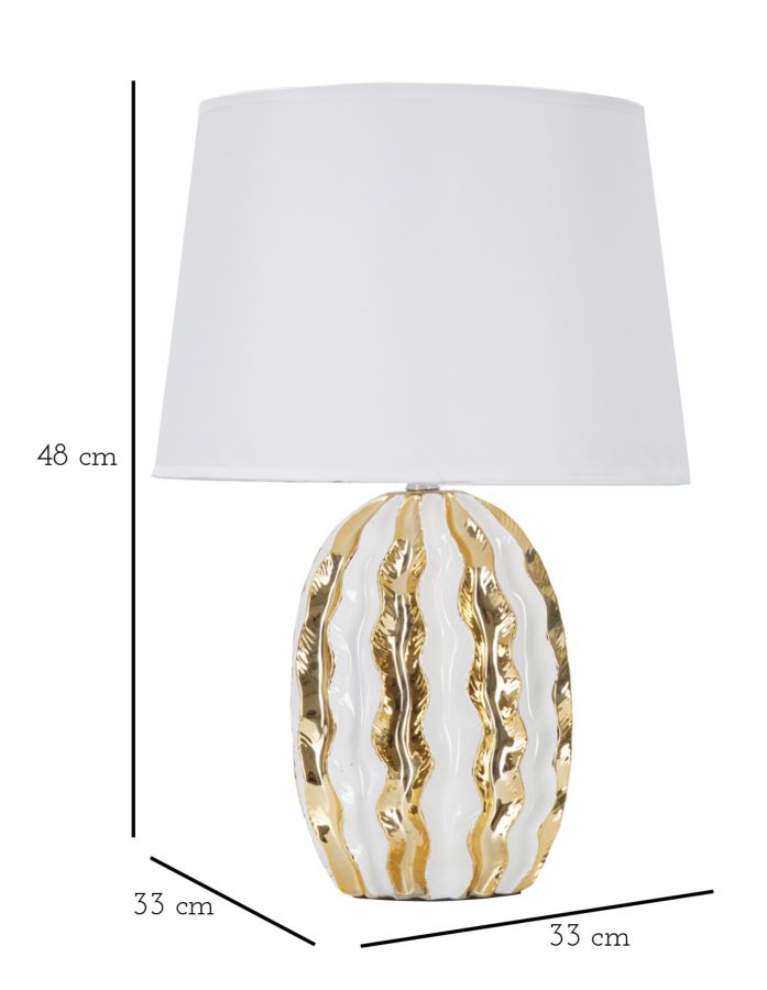 Stolna svjetiljka GLAM STARY cm 33X48
