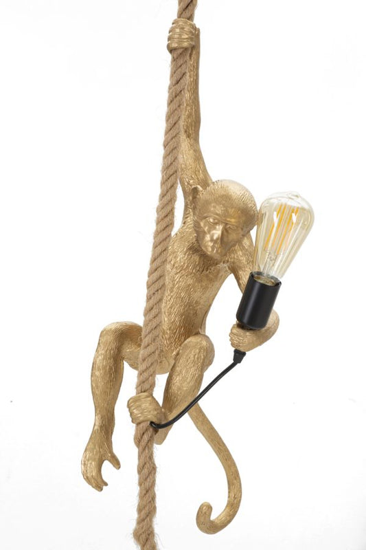 Svjetiljka stropna MONKEY GOLD Ø 27x32x60 cm