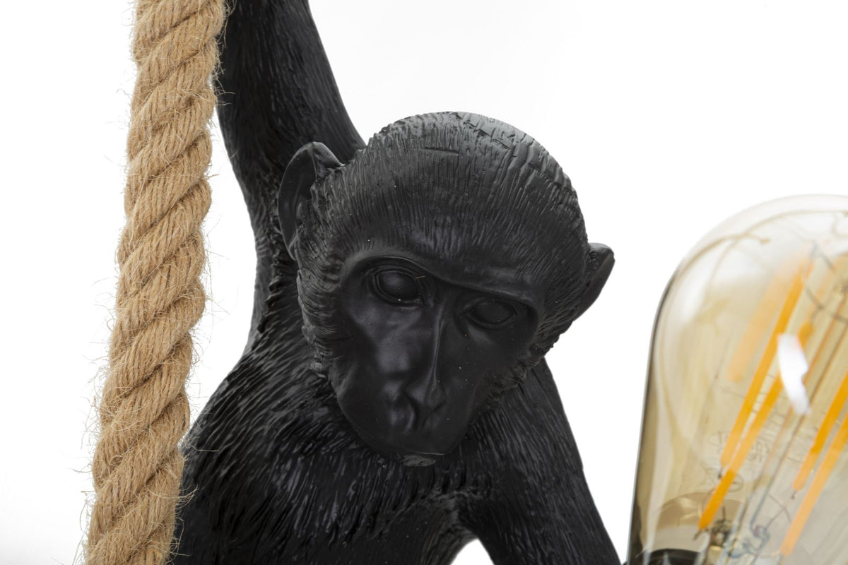Stropna svjetiljka MONKEY BLACK Ø 27 × 32 × 60 cm