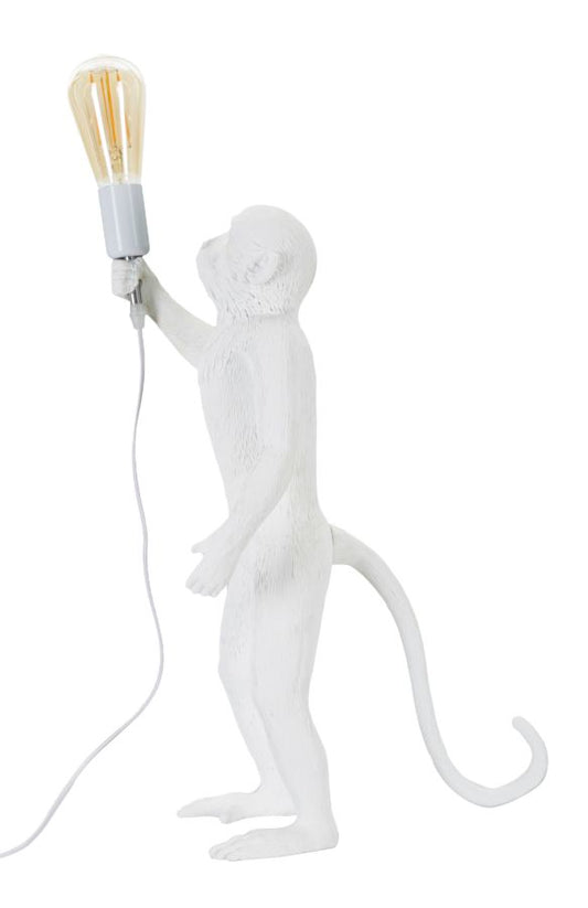 Svjetiljka stolna MONKEY WHITE Ø 26x34x55 cm