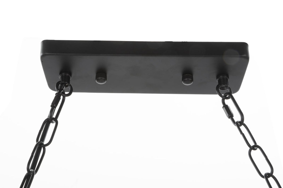 Stropna svjetiljka CUP/ROPE, 5 žarulja, 130 × 20 × 80 cm