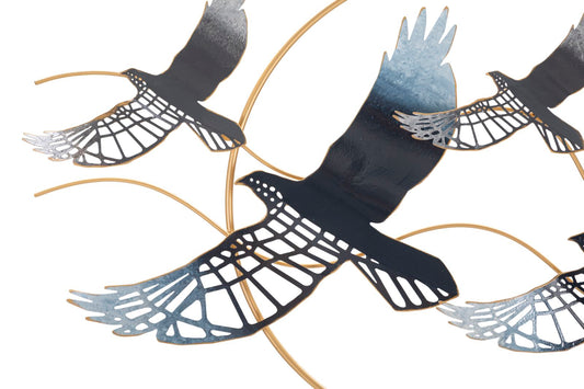 Zidna dekoracija BIRD 91x7x50 cm