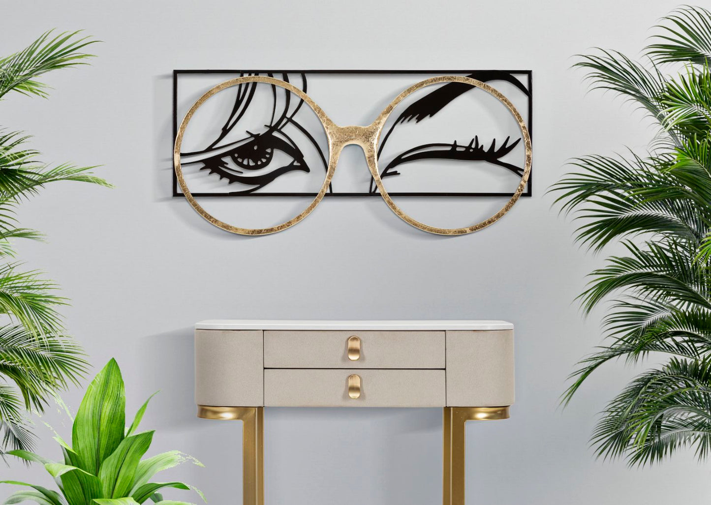 Zidna dekoracija EYEWEAR 89,5x3,8x41,3 cm