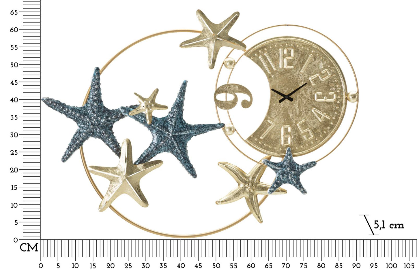 Zidni sat SEA STAR 91,4x5,1x67,3 cm