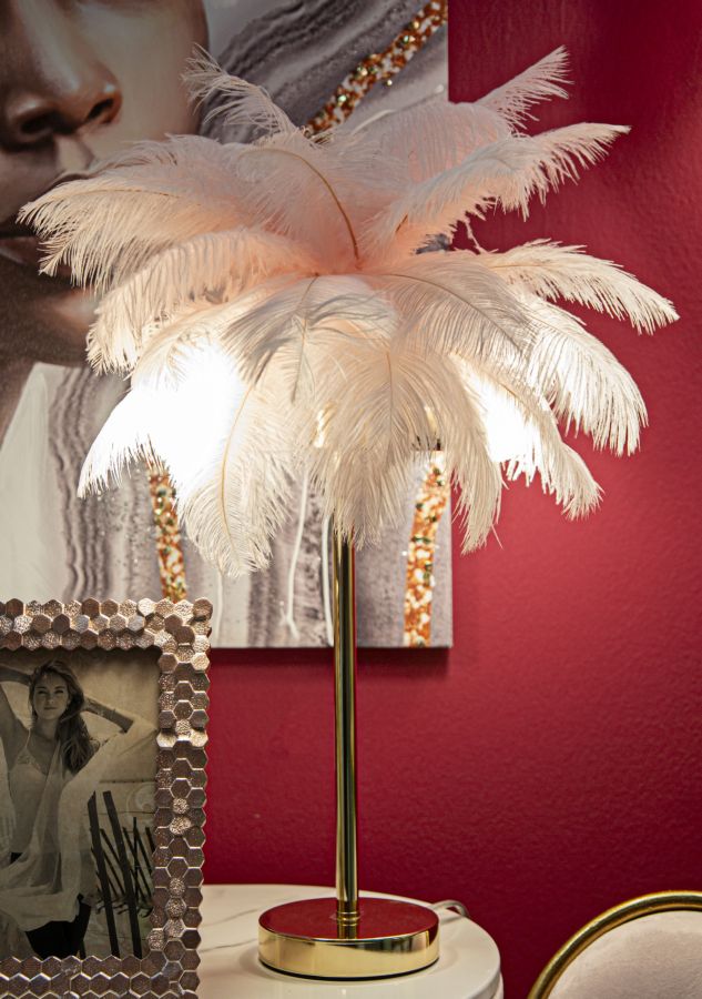 Stolna svjetiljka PALM PINK Ø 40x55 cm