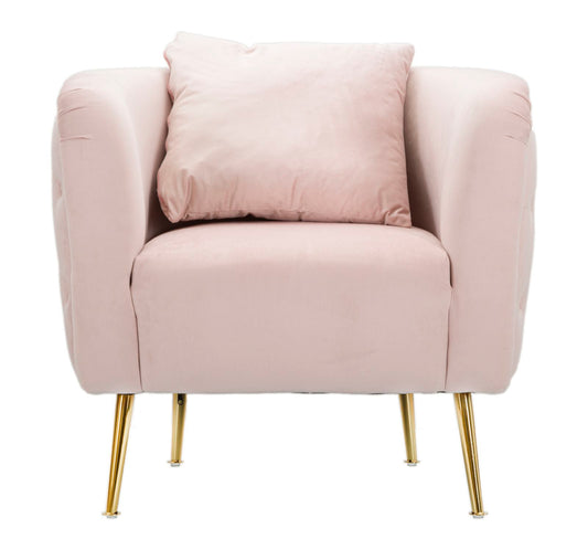 Naslonjač BUCAREST PINK 76x74x73 cm