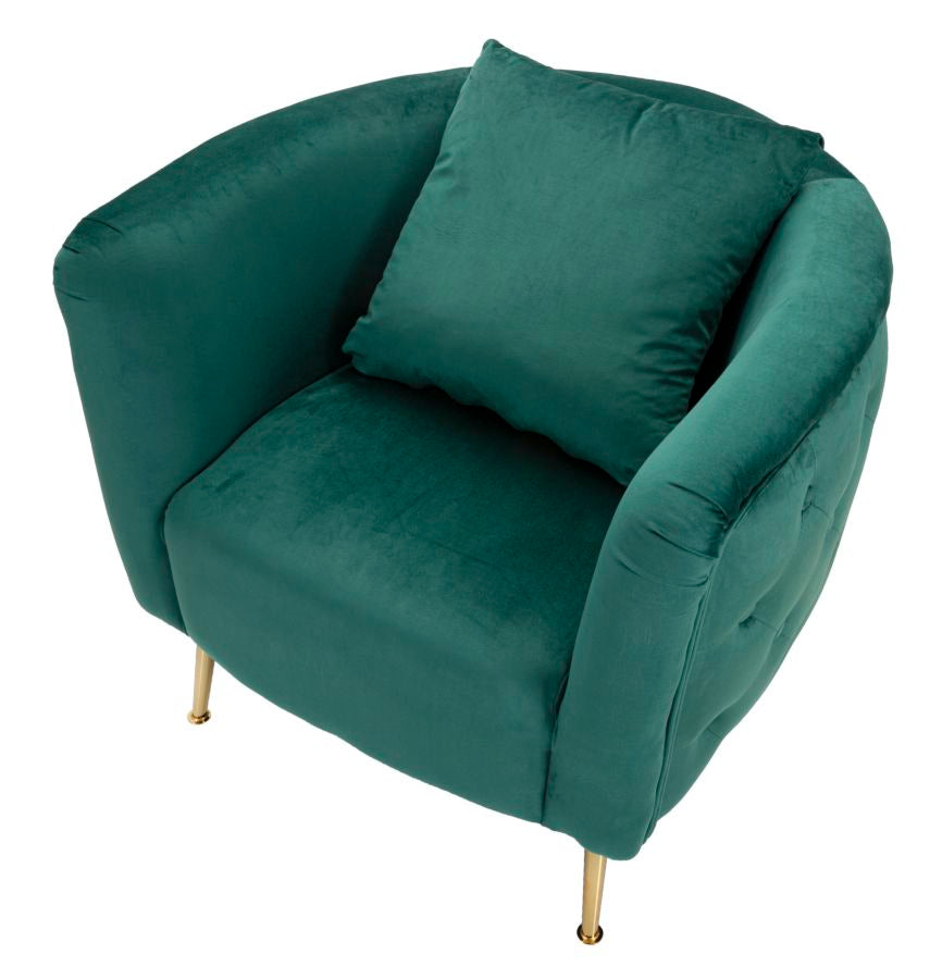 Naslonjač BUCAREST GREEN 76x74x73 cm