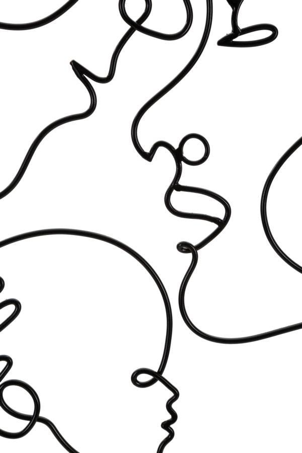 Zidna dekoracija FAMILY 40X1,3X70 cm