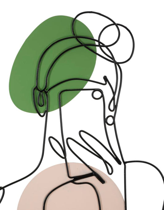 Zidna dekoracija LADY COLOR 40X1,3X80 cm