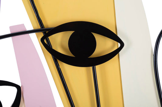Zidna dekoracija EYES -A- 120X2X72 cm