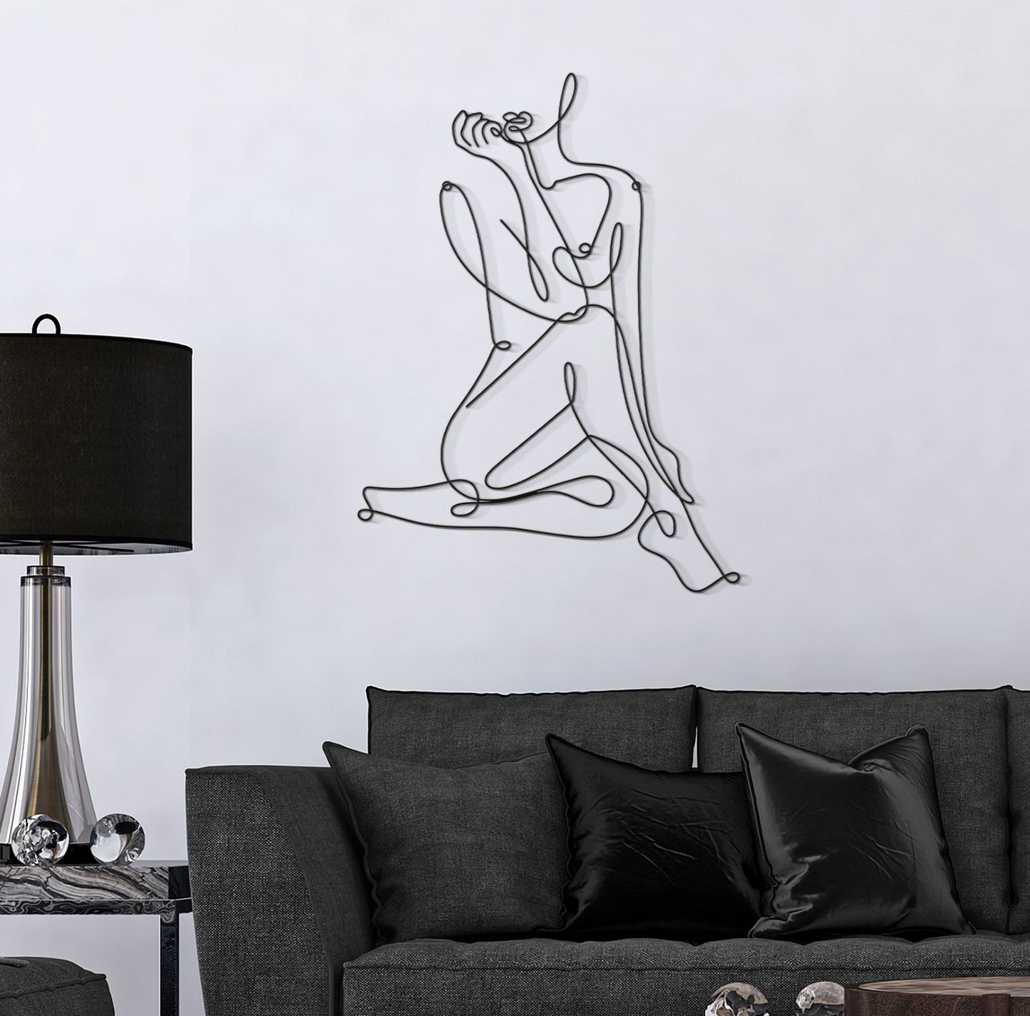 Zidna dekoracija YOGI 60X1,3X80 cm