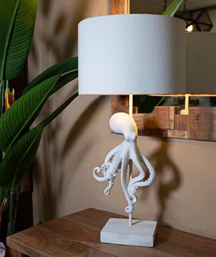 Stolna svjetiljka OCTOPUS WHITE Ø 30,5X64,5 cm