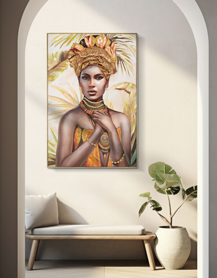 Slika na platnu s drvenim okvirom DEVA -A- 82X4,5X122 cm