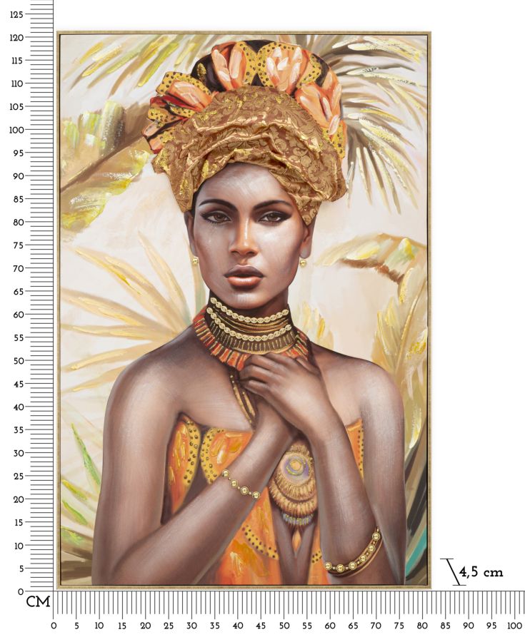Slika na platnu s drvenim okvirom DEVA -A- 82X4,5X122 cm