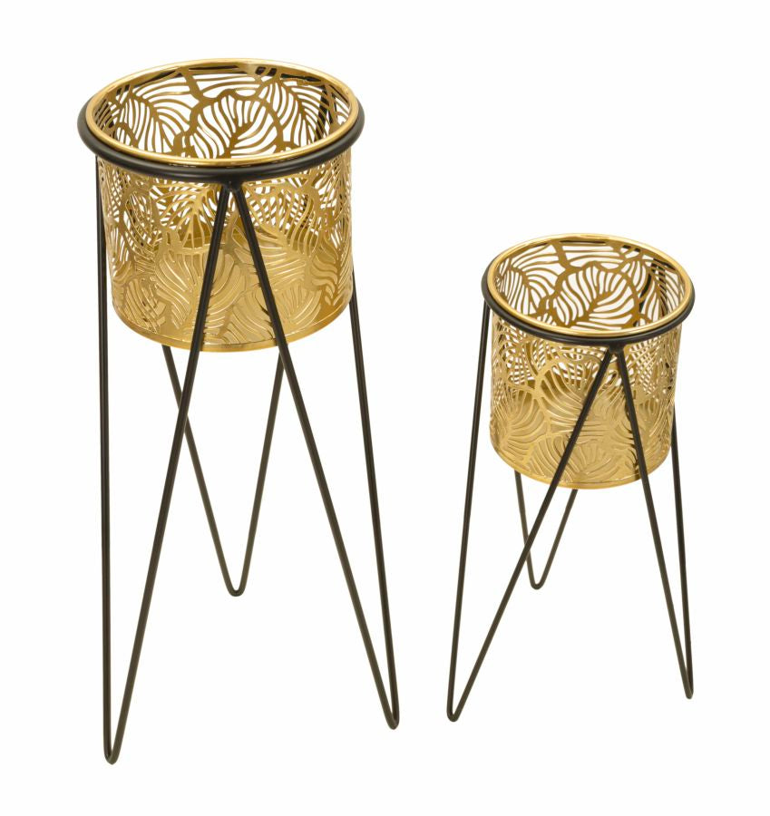 Stalak za cvijeće DRAK set 2 kom 21X20X46-18X18X32 cm
