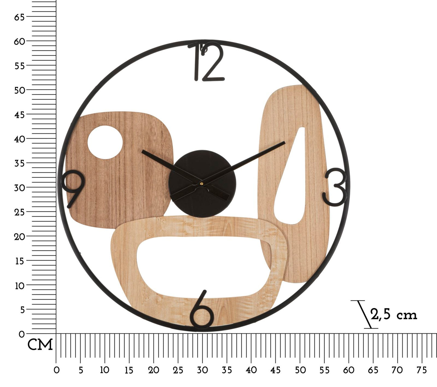 Zidni sat MOT Ø 60X2,5 cm