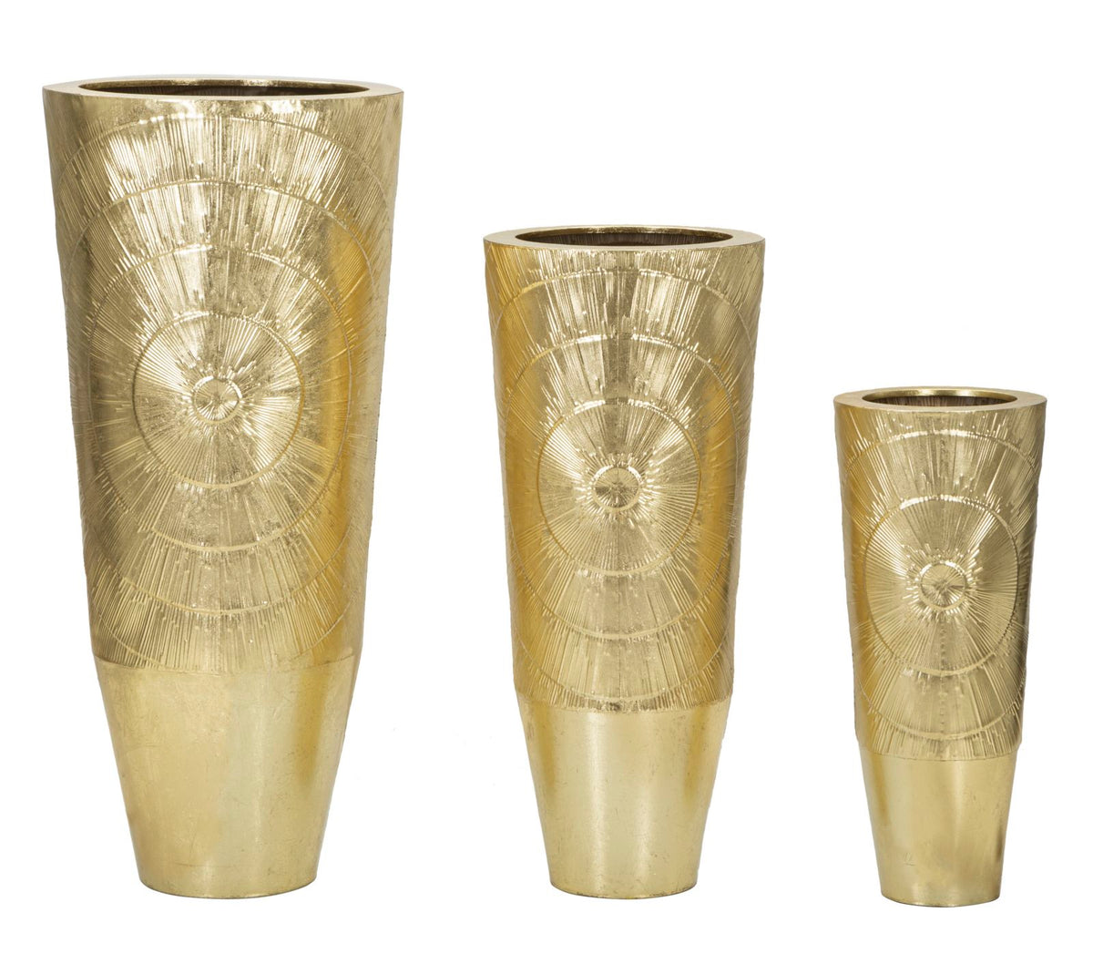Držač vaze GOLDELY set 3 kom Ø 50,8X114,9-40X92,7-29,8X70,5 cm