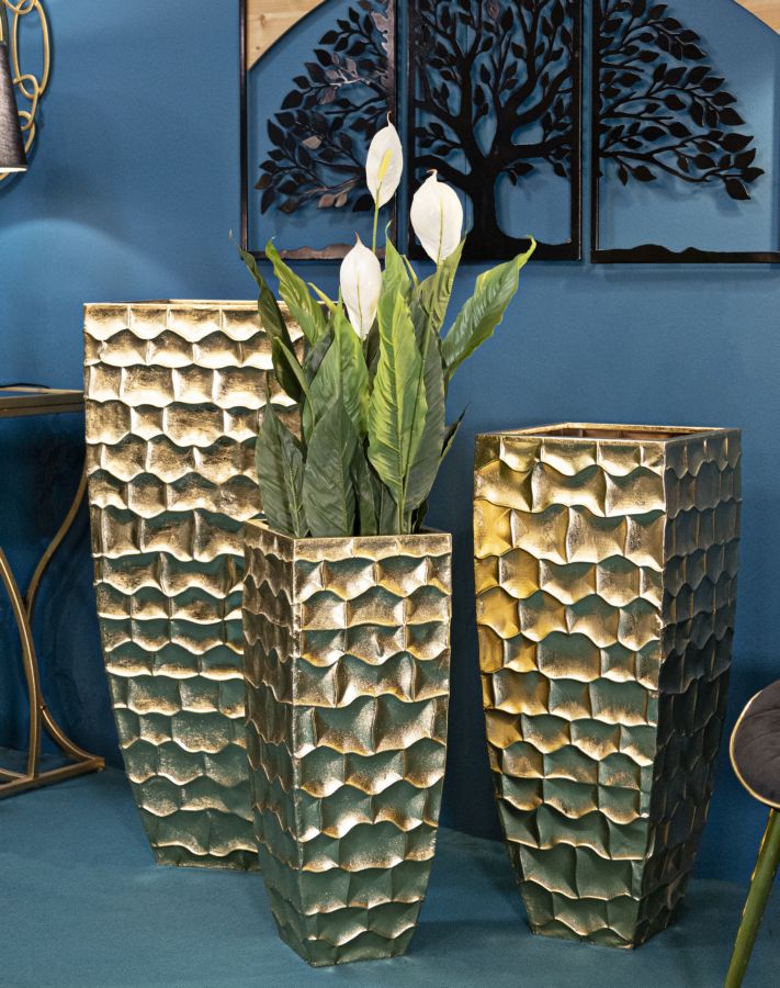 Držač vaze GLODY set 3 kom 38X38X94-30,5X30,5X76- 23x23x63 cm