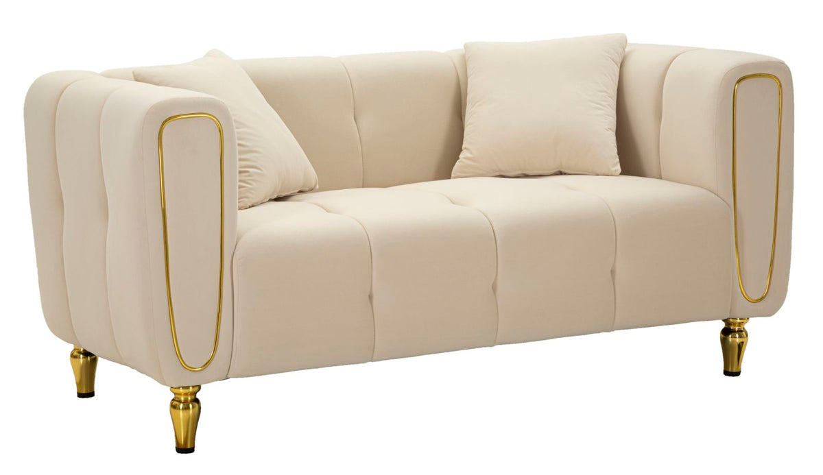 Dvosjed LUCILLE 71x81x155 cm