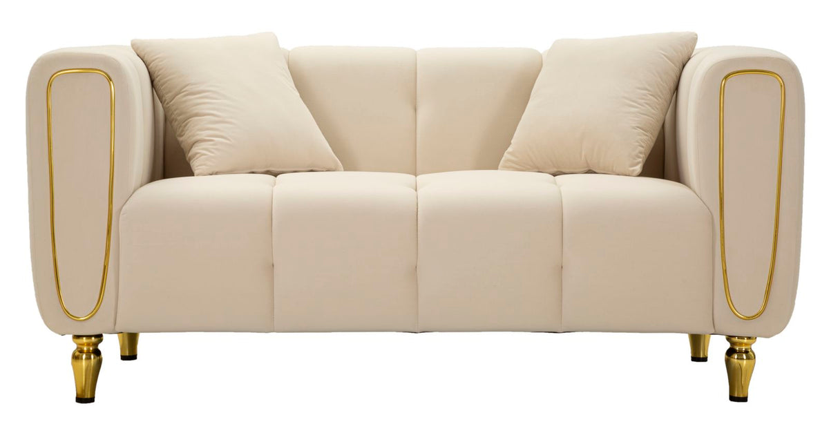 Dvosjed LUCILLE 71x81x155 cm