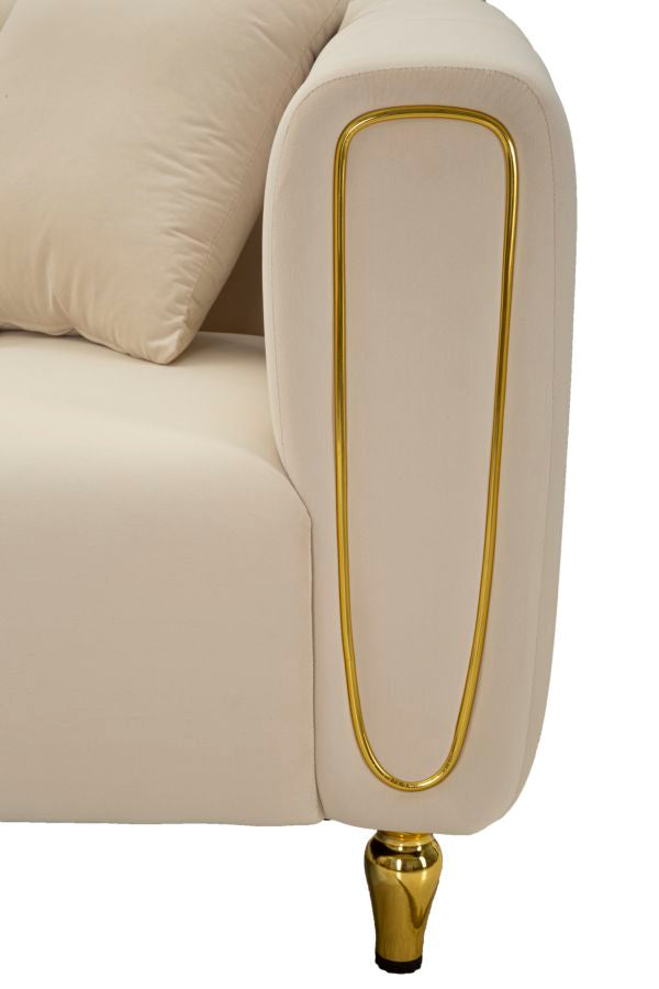 Dvosjed LUCILLE 71x81x155 cm