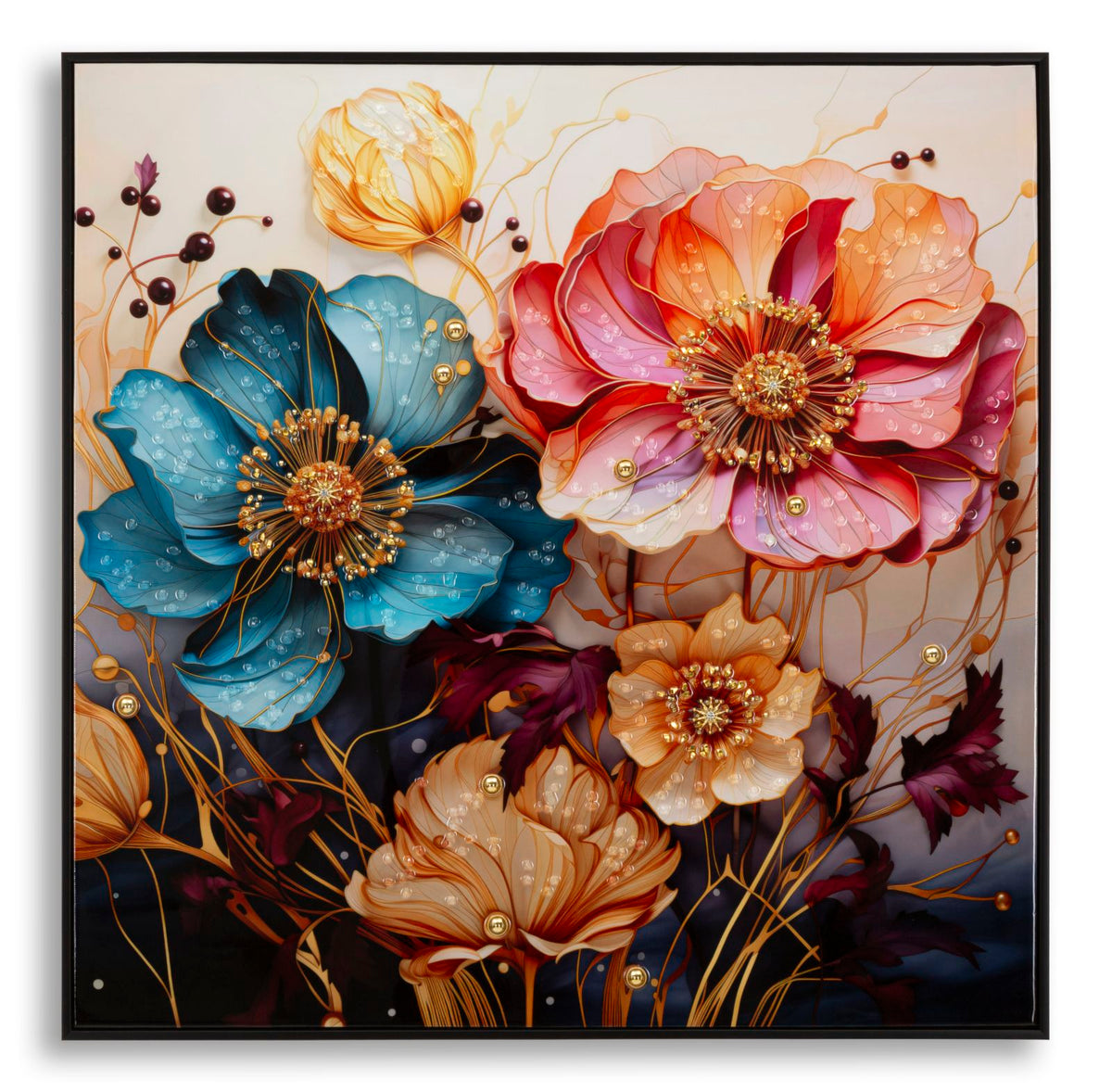 Zidni tisak/slika ELSIE 82x82x4 cm