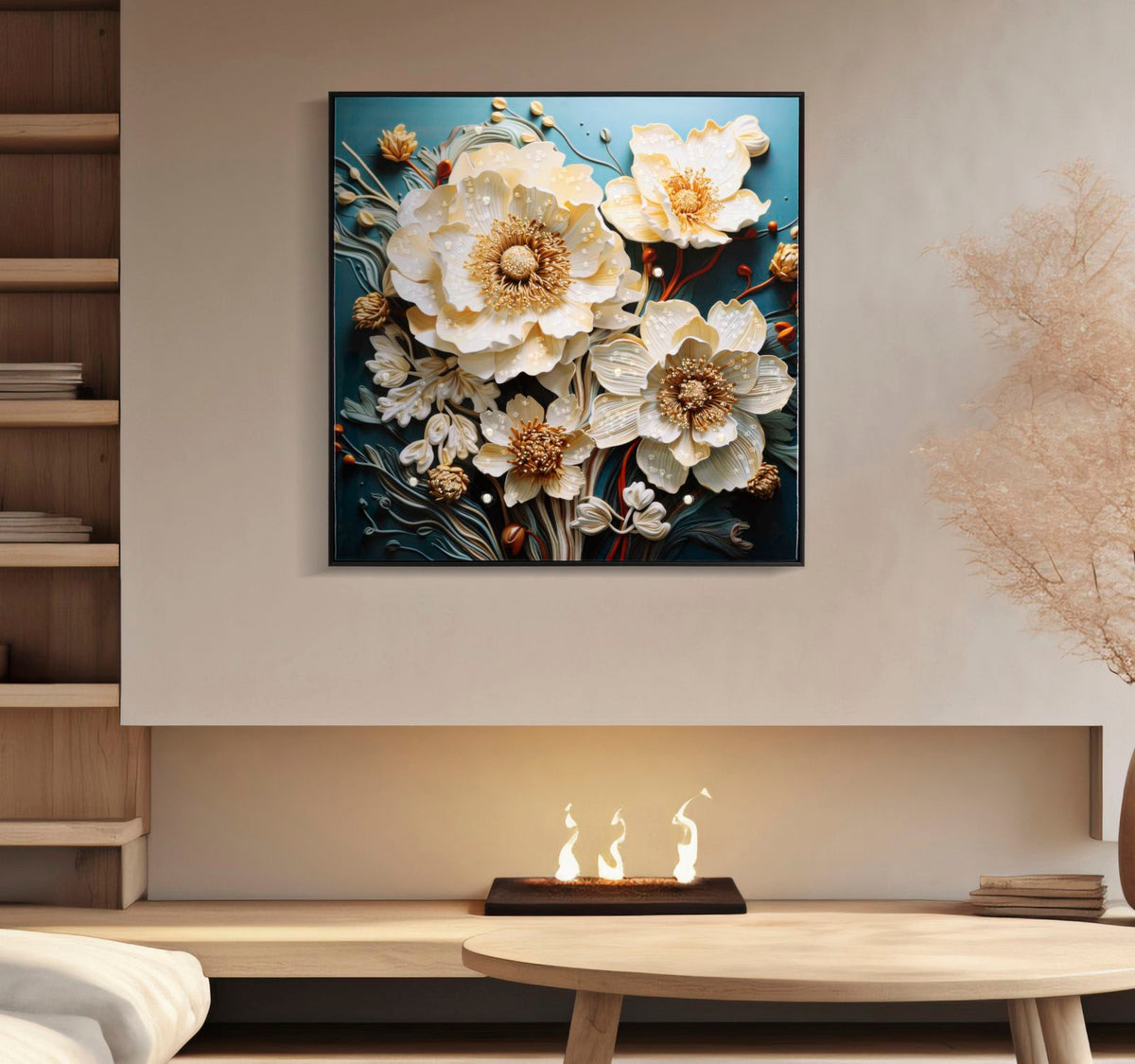 Zidni tisak/slika ADALYNN 82x82x4 cm