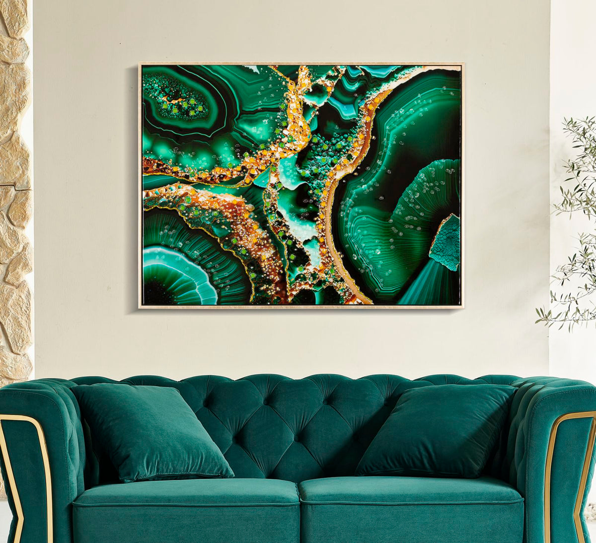 Zidni tisak/slika LIANA 62x82x4 cm