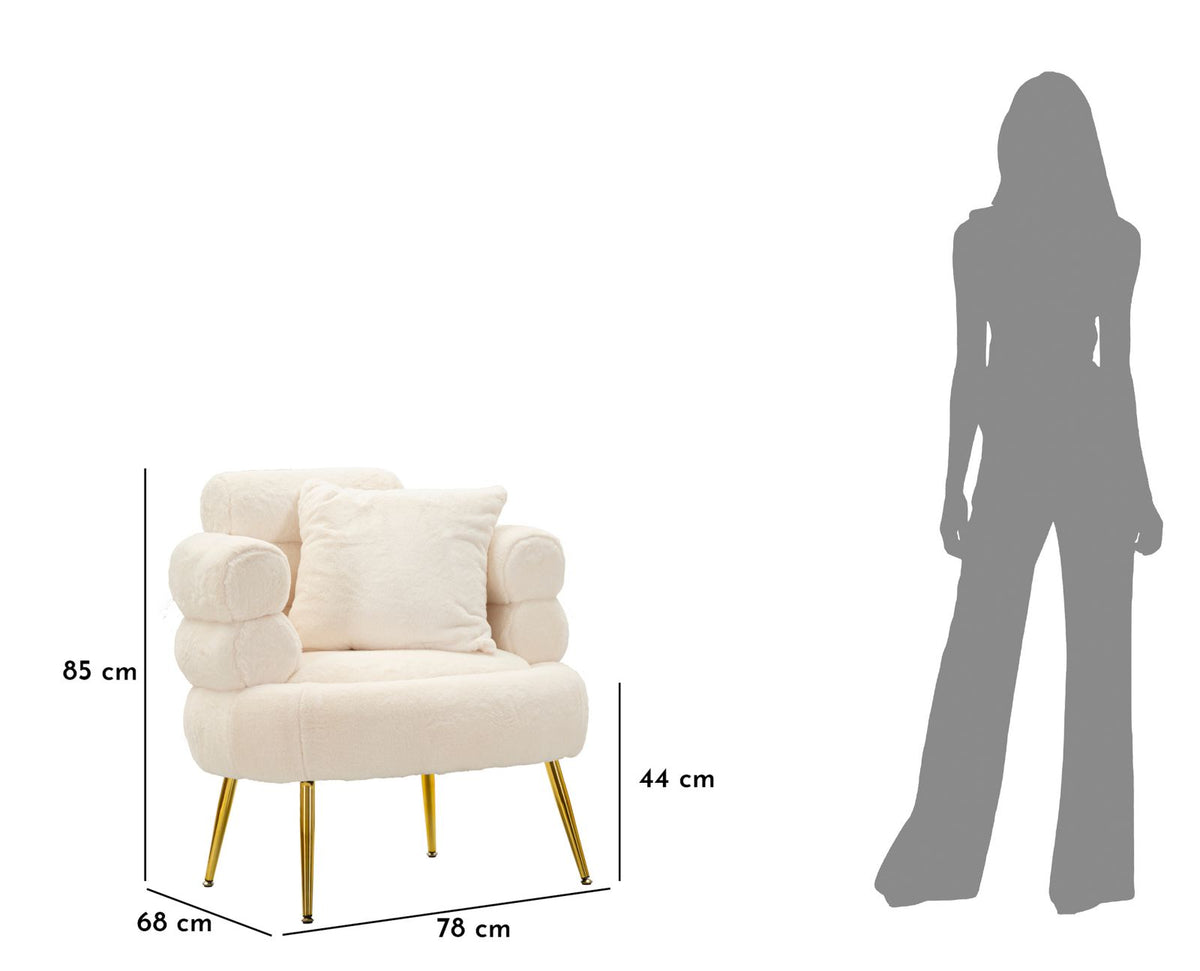 Fotelja KHLOE 85x78x68 cm